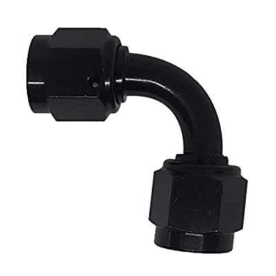 FEMALE ADAPTOR 90D AN10 BLACK SCAP-XA001524 (SKU 34-263)