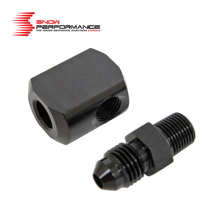 004368 SNOW WATER/METHNOL NOZZLE HOLDER AN4 90D SNOW PERFORMANCE (SKU 35-220)