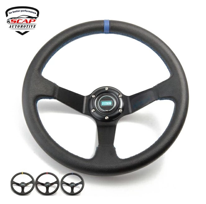 14inch (350MM) RACING STEERING WHEEL UNIVERSAL SCAP  (SKU 39-004)