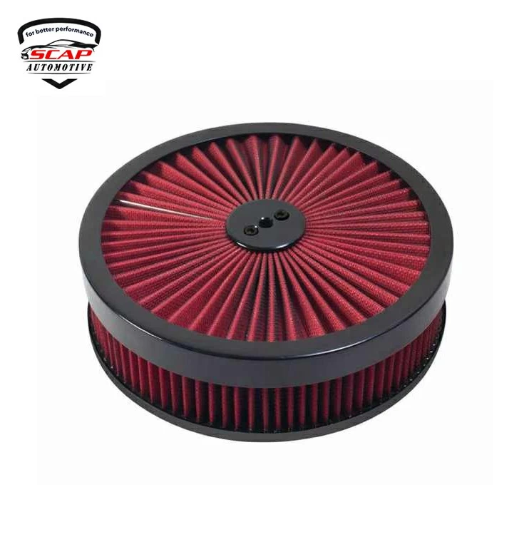 10"INCH  X-STREAM TOP AIR CLEANER FOR CARBURETOR AFTC04BK (SKU 33-260)