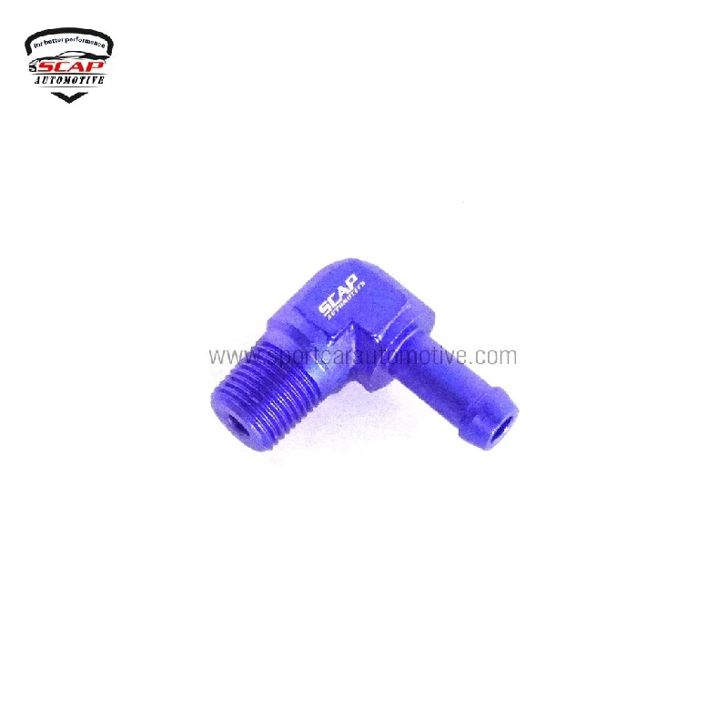 AN4 1/8"NPT TO BARB 90D SCAP F734-04 (SKU 34-316)