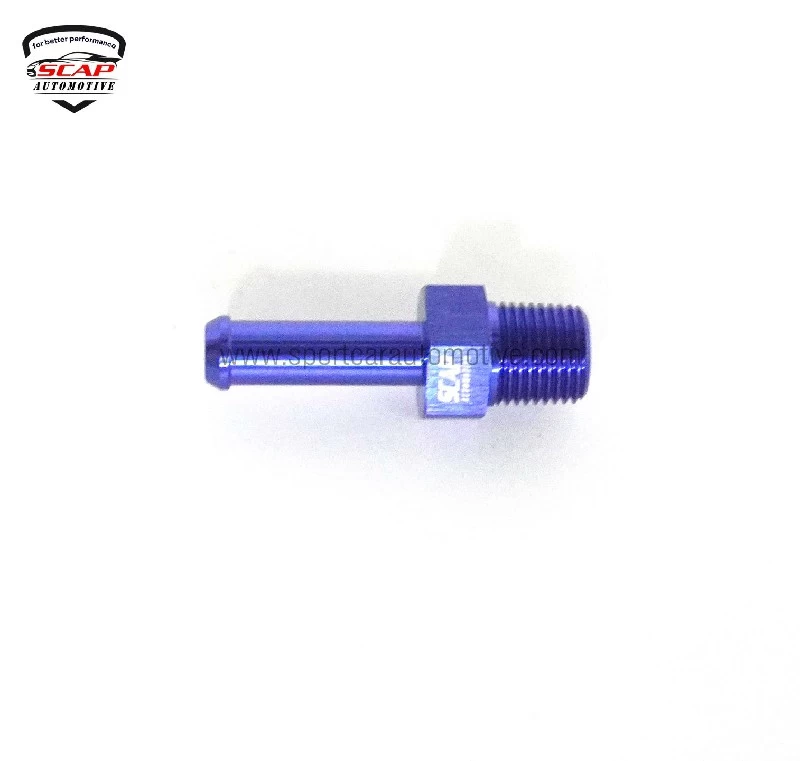 AN4 1/8" NPT TO BARB STRAIGHT SCAP F732-04 (SKU 34-315)