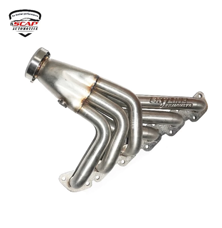 STAINLESS STEEL HEADERS WITH DOWN PIPE 6IN1 NISSAN TB48 SEI SCAPSEI-HNPAA61 (SKU 36-224)