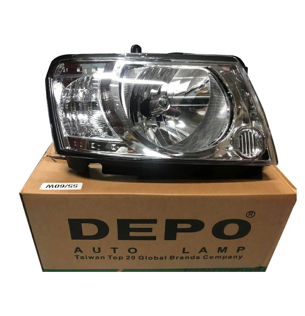 HEAD LIGHT SET NISSAN PATROL SUPER SAFARI 2006-2019 DEPO DEPO-120816-817  (SKU 38-052)
