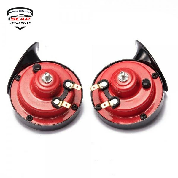 DUAL SNAIL HORN SET 12V SCAP HOM039N  (SKU 38-012)