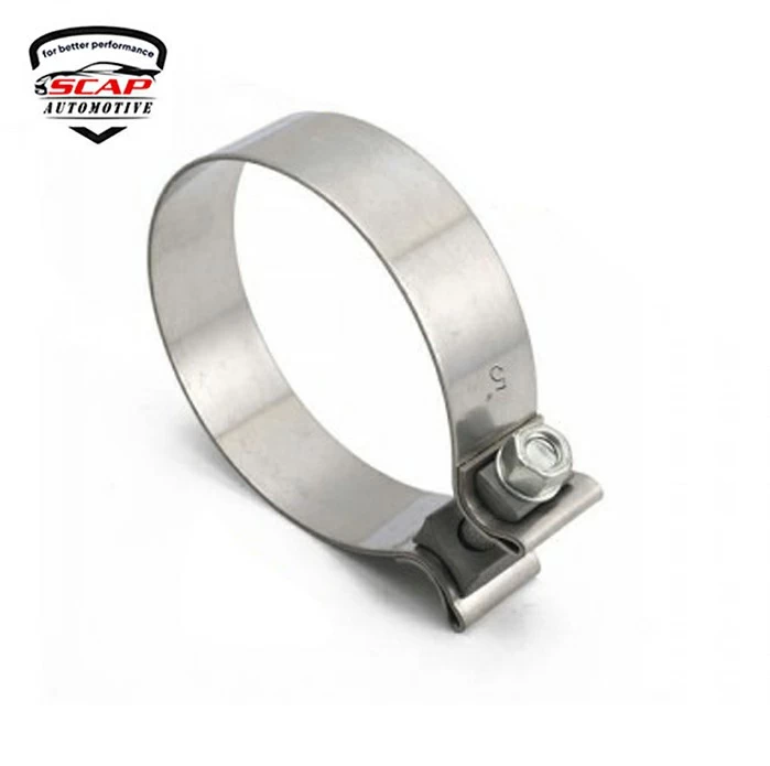 3.5inch STAINLESS STEEL BUT JOINT EXHAUST CLAMP  TKPPKG35  (SKU 36-189)
