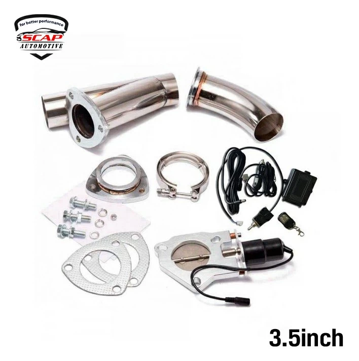 ELECTRONIC EXHAUST CUTOUT 3.5"INCH SCAP-ECO-035  (SKU 36-083)