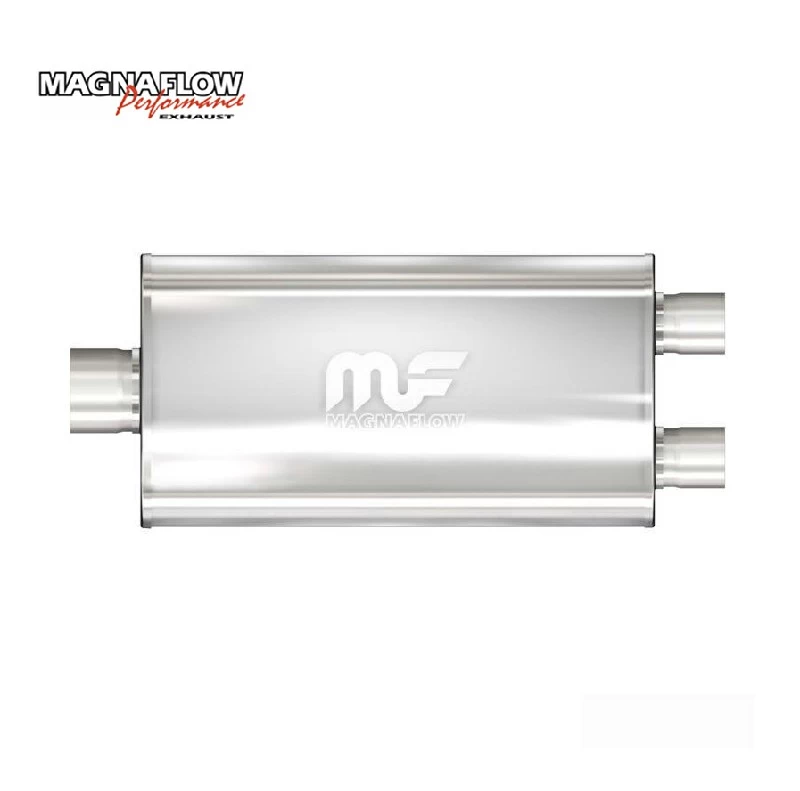 MUFFLER  UNIVERSAL 3"INCH 1 IN 2 OUT MAGNAFLOW MGF-12590  (SKU 36-077)