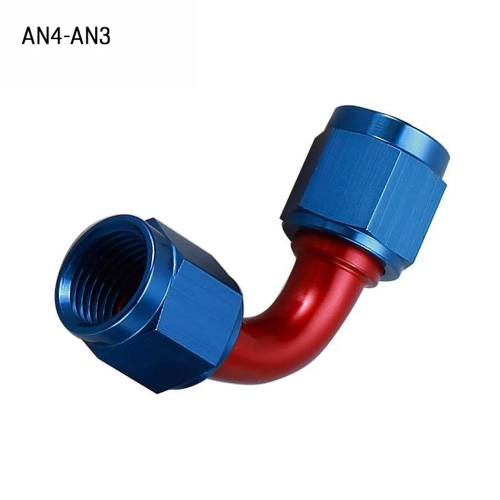 FEMALE END 90D AN4-AN3 FITTING FRAGOLA SCAP-XA70157  (SKU 34-225)