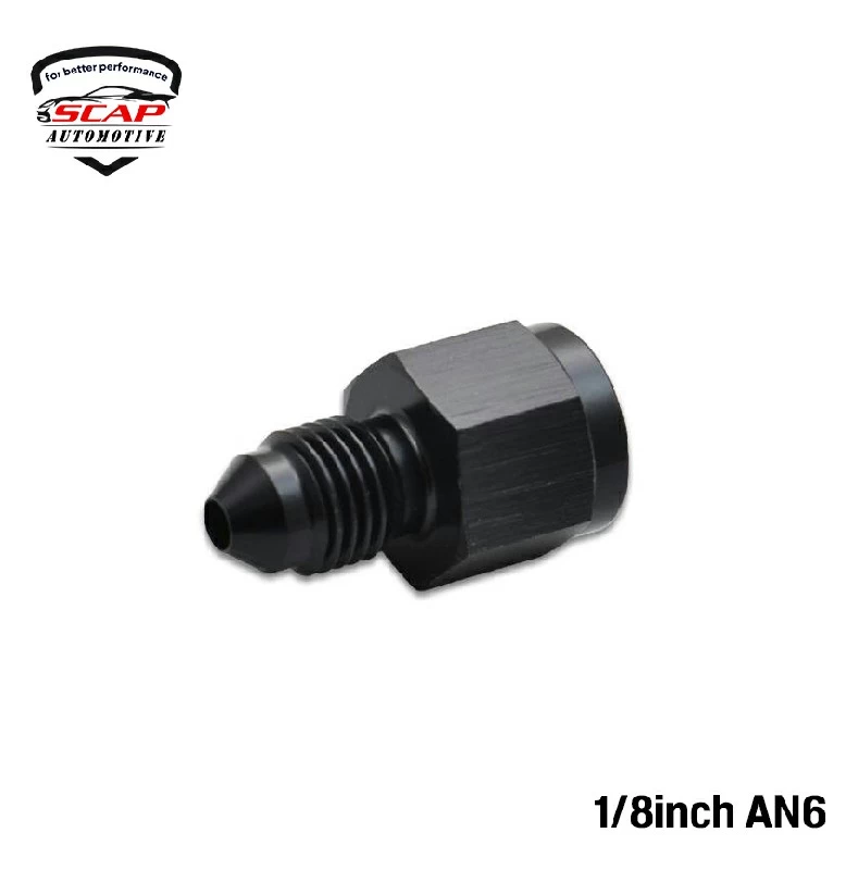 FLARE REDUCER 1/8 NPT AN6 SCAP-XA70138  (SKU 34-208)