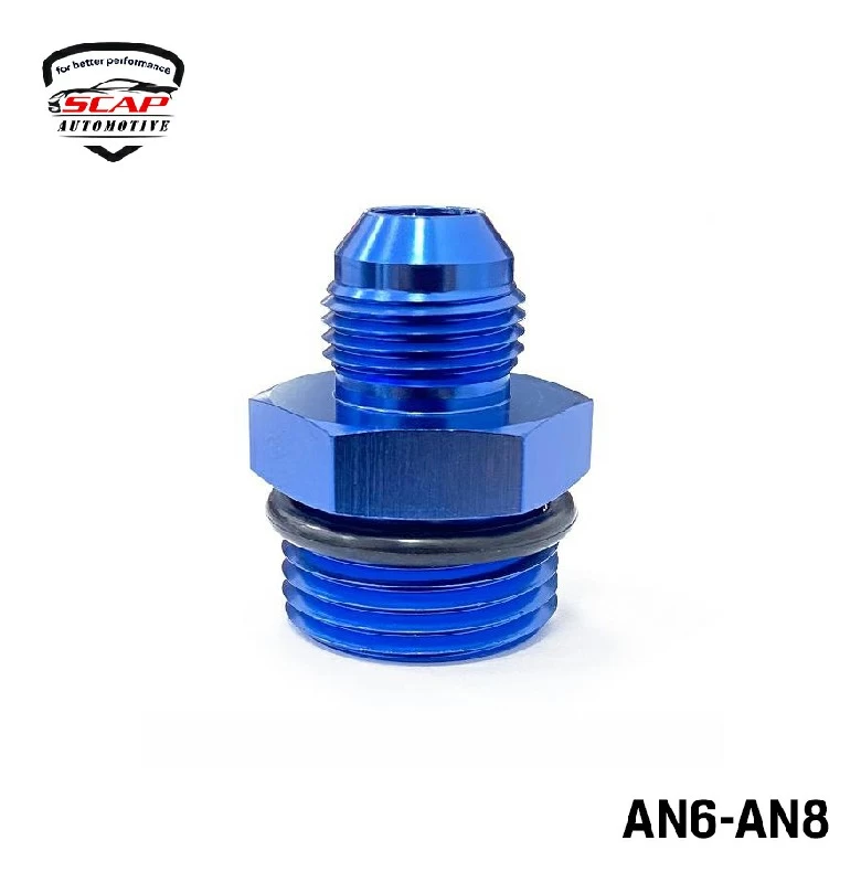 AN6-AN8 MALE ADAPTOR SCAP-XA70110  (SKU 34-177)