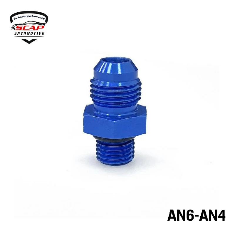AN6-AN4 MALE ADAPTER FITTING SCAP-XA70121  (SKU 34-176)