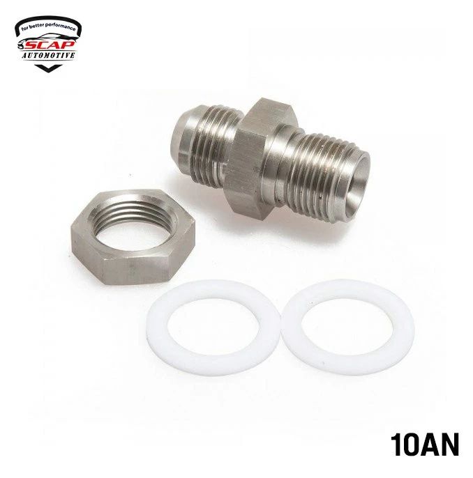 10AN OIL PAN RETURN DRAIN PLUG ADAPTOR FITTING SCAP CGQ221  (SKU 34-126)