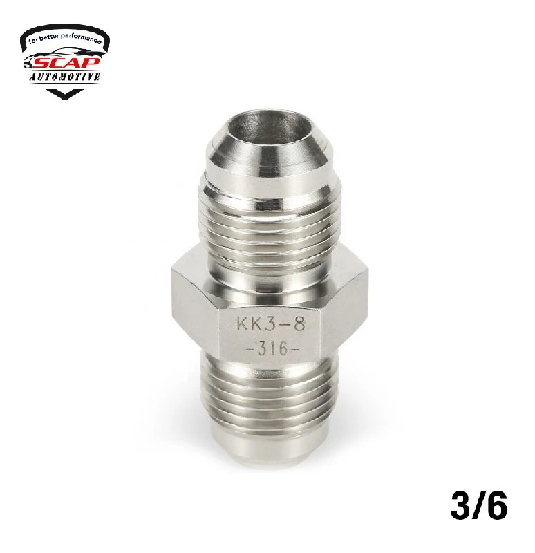 3/6 JIC ADAPTOR FITTING SCAP-FJA4  (SKU 34-104)