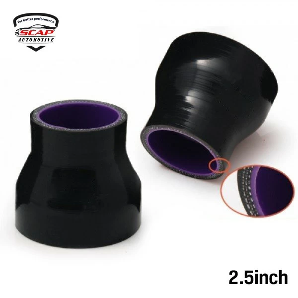 2"-2.5"INCH ST.REDUCER SILICONE HOSE SCAP SHR2-2.5  (SKU 34-036)