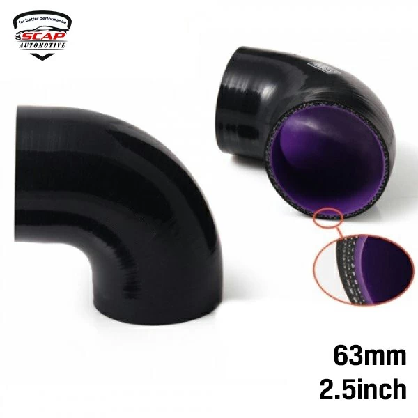 2"-2.5"INCH 51MM-63MM 90D REDUCER HOSE SCAP SH90DR2-2.5  (SKU 34-018)