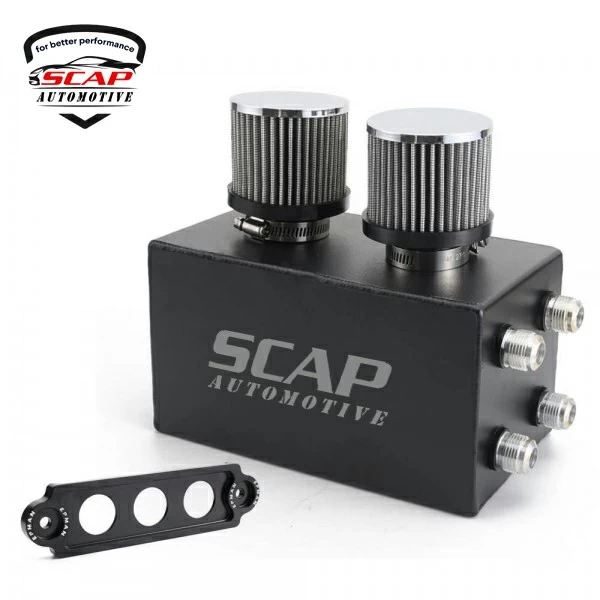 OIL CATCH CAN BREATHER TANK UNIVERSAL  YX001AF  (SKU 32-193)