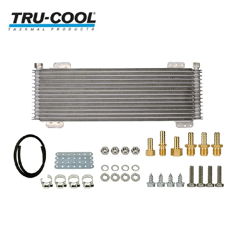 Low Pressure Drop Transmission Oil Cooler 40,000 GVW LPD47391 47391 with Mounting TCL-47391 (SKU 32-110)