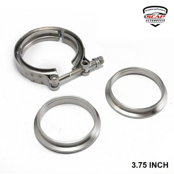 V-BAND CLAMP 3.75 INCH WITH FLANG SCAP-FNG3.75  (SKU 31-182)