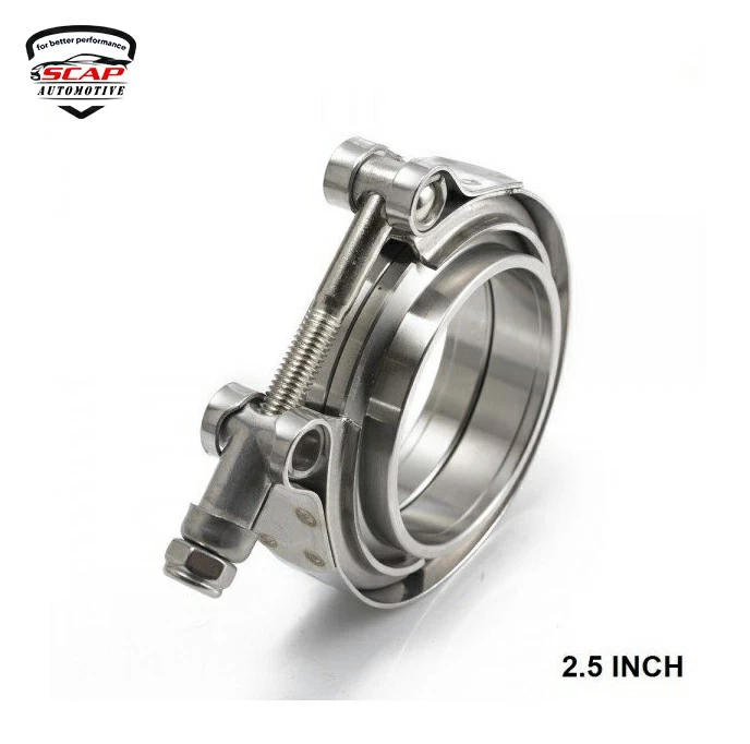 V-BAND CLAMP 2.5INCH WITH FLANG SCAP-FNG2.5  (SKU 31-176)