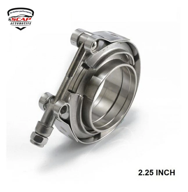 V-BAND CLAMP 2.25" INCH WITH FLANG SCAP SCAP-FNG2.25  (SKU 31-175)