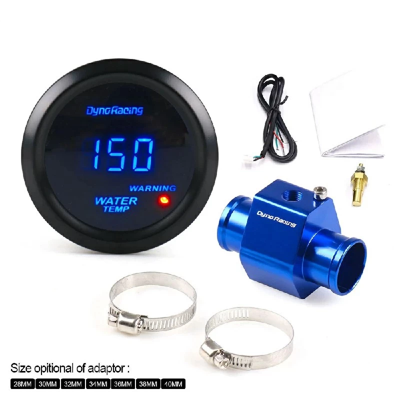 52MM WATER TEMP.GAUGE DIGITAL  6114BL-B  (SKU 30-091)