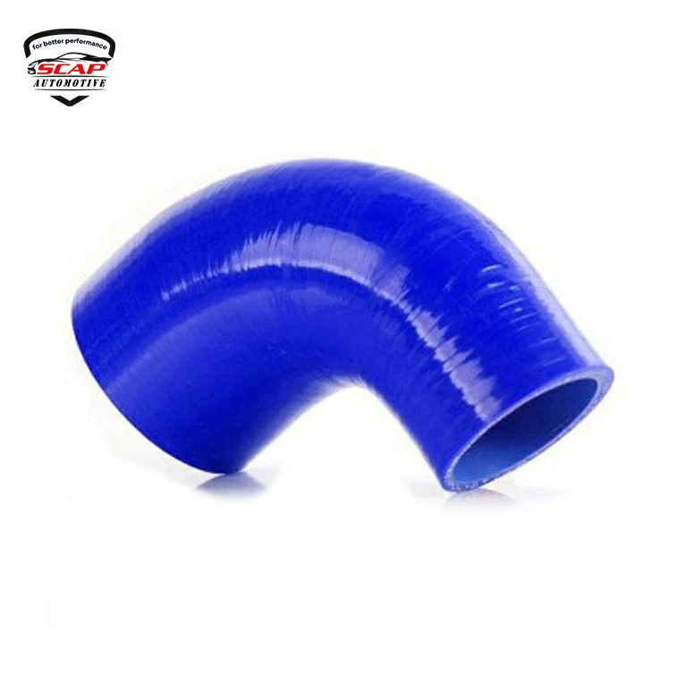 3"4"INCH 76MM-102MM 90D SILICON REDUCER HOSE  BLUE SCAP SH90DR3-4BL  (SKU 34-349)