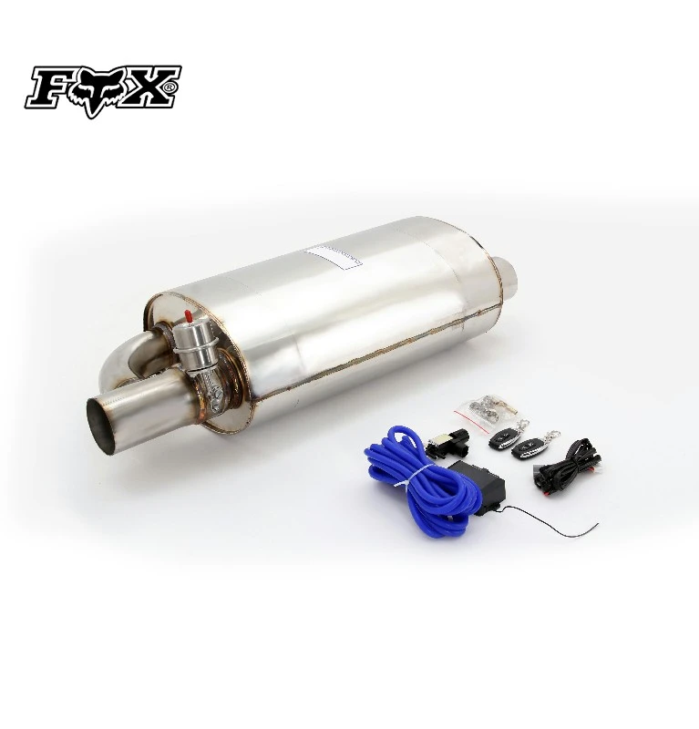 4.0" TOYOTA-R Y-TYPE WITH LOGO UNIVERSAL ELECTROVALVE MUFFLER FOX FOX4TY-TYPE (SKU 36-133)