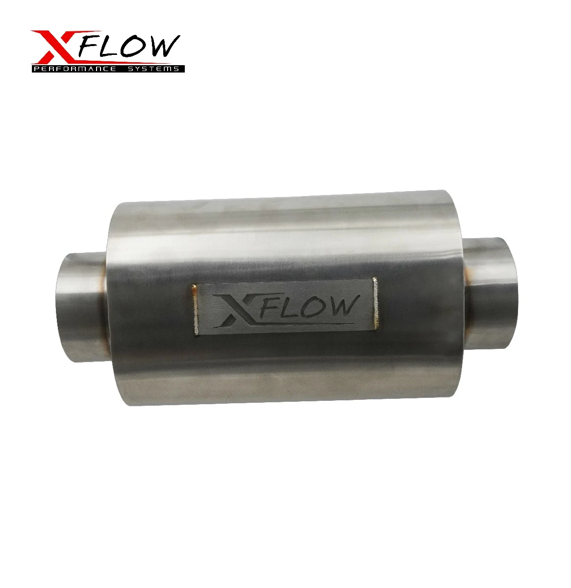 3.5" Inch ستانلس ستيل العالمي دبة رزنيتر كاتم للصوت العادم - ST. STEEL SUPER SILENT RESONATOR UNIVERSAL XFLOW XFLOW-FAZ-EM002-A (SKU 36-268)