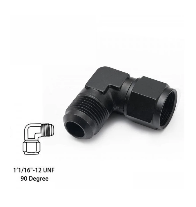AN12 FEMALE TO MALE 90 DEGREE SWIVEL ADAPTOR  GZMAN12 (SKU 34-370)