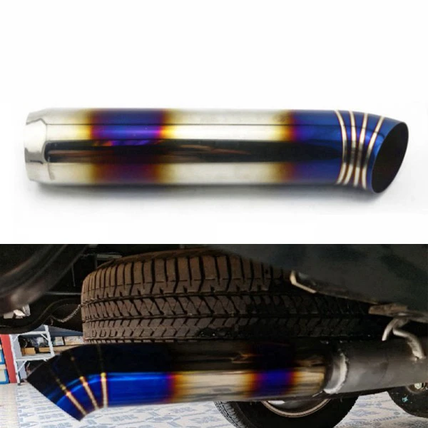 UNIVERSAL 76MM 3INCH ST.STEEL TURBO CAR EXHAUST PIPE AA01G17-6T (SKU 36-287)