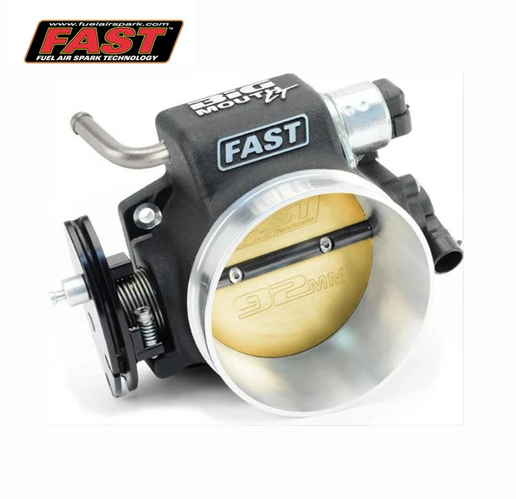 92MM FAST BIG MOUTH LT THROTTLE BODY GM,W/TPS & IAC FST-54091 (SKU 43-299)