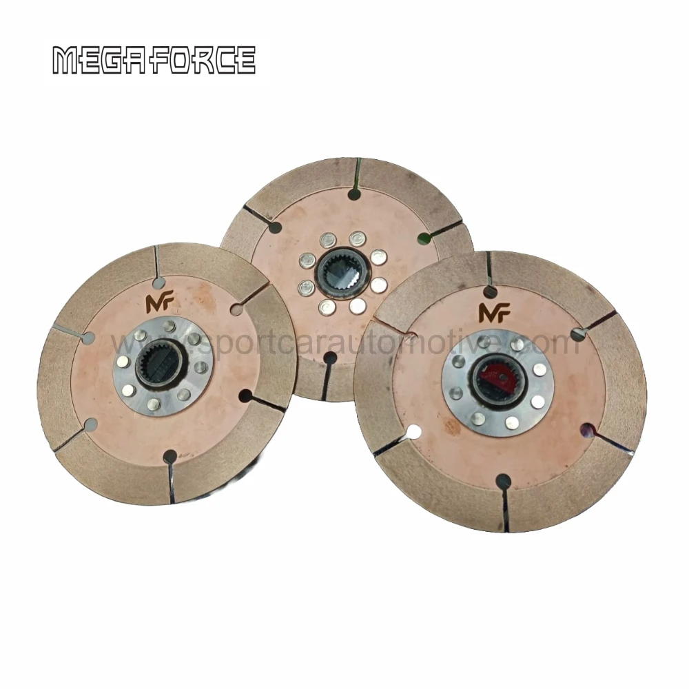 CLUTCH DISC LT 185MM GEN1 TRIPPLE PLATE 24SPLINE NISSAN TB48DE MEGA FORCE MF-CDN3G1LT (SKU-37-331)