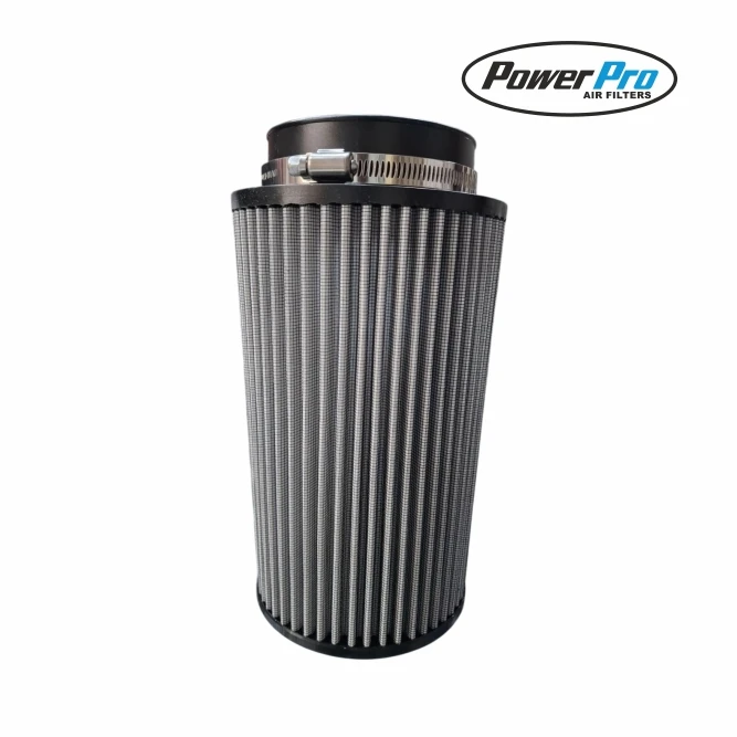 AIR FILTER UNIVERSAL 3,3.5,4INCH,GREY,BLUE,GREEN,TOTAL HEIGHT 11INCH-280MM,POWEPRO PPRO-CP110-101GBG (SKU 33-081)