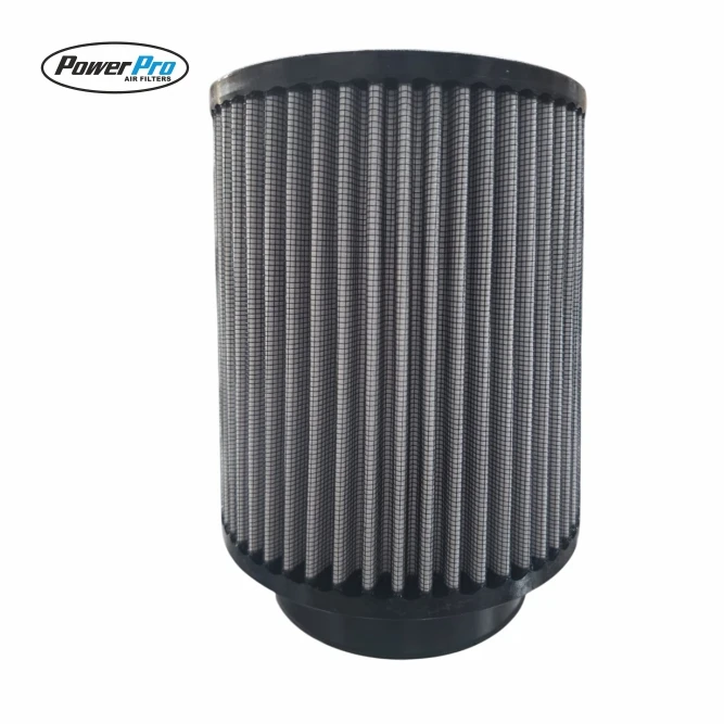 AIR FILTER UNIVERSAL 3,3.5,4INCH,GREEN,BLUE,GREY,TOTAL HEIGHT 8INCH-204MM,POWERPRO PPRO-CP111-101GBG (SKU 33-118)