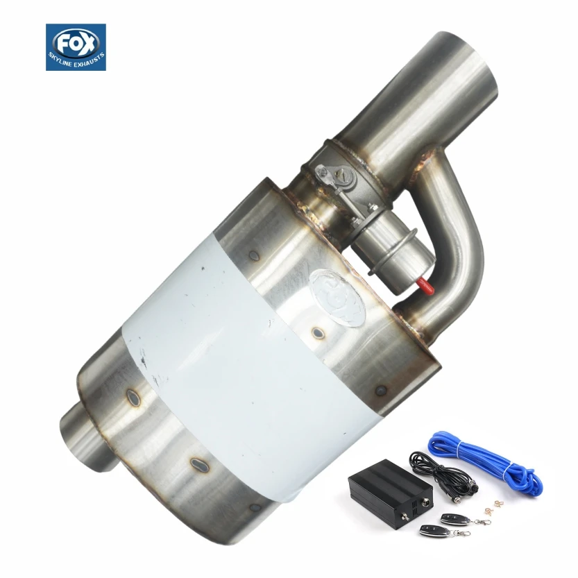 3INCH SMALL Y-TYPE ELECTROVALVE MUFFLER  TOYOTA-R FOX-SMYTYPE3TOYO (SKU 36-359)