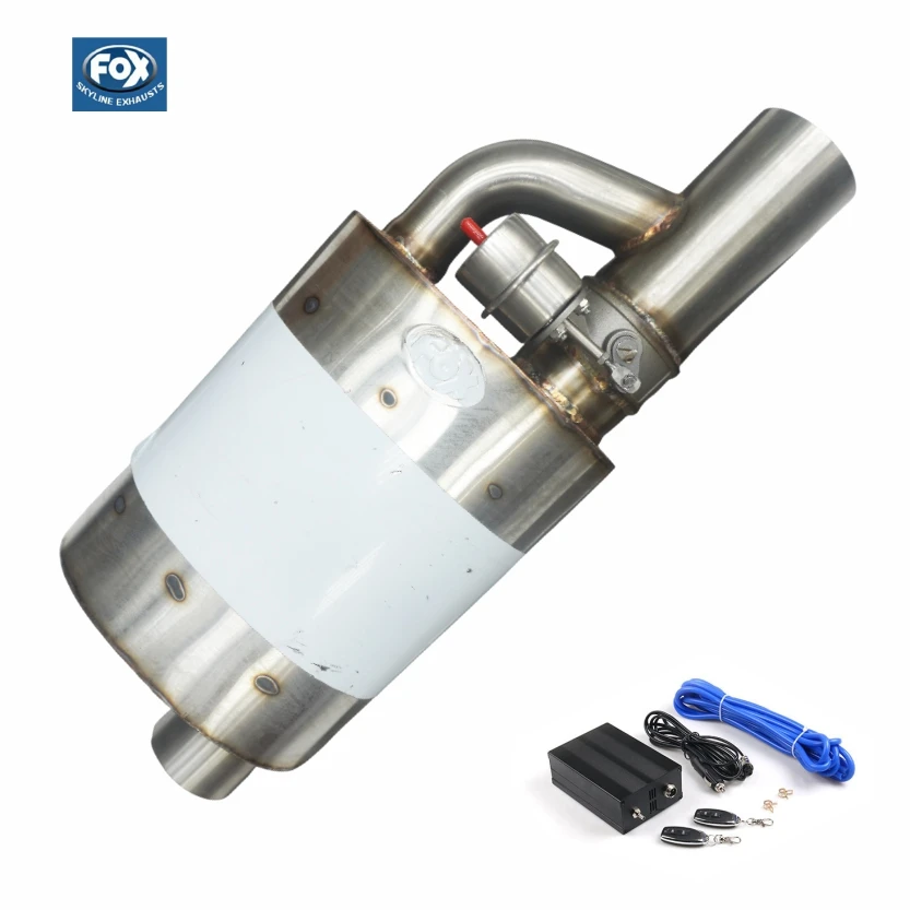 2.5INCH SMALL Y-TYPE ELECTROVALVE MUFFLER NISSAN-L FOX-SMYTYPE 2.5 NISSAN (SKU 36-358)