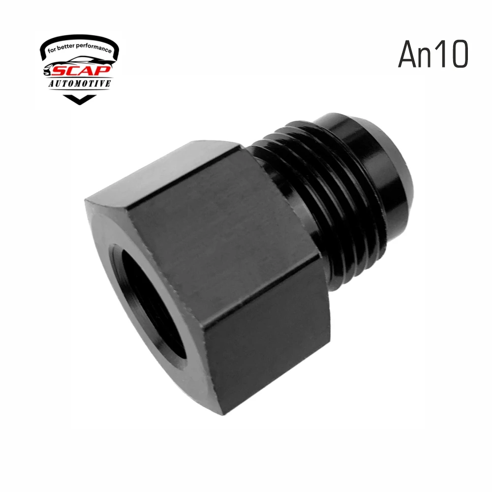 JTAN8-AN10 AN8 TO AN10 FLARE FEMALE TO MALE FUEL FITTING (SKU 34-437)