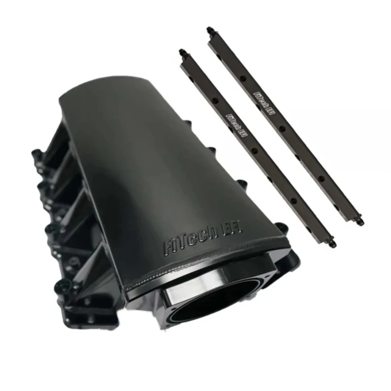 SHORT INTAKE MANIFLOD ALUMINIUM W/RAILS LS7 FITECH-70067 (SKU 43-337)